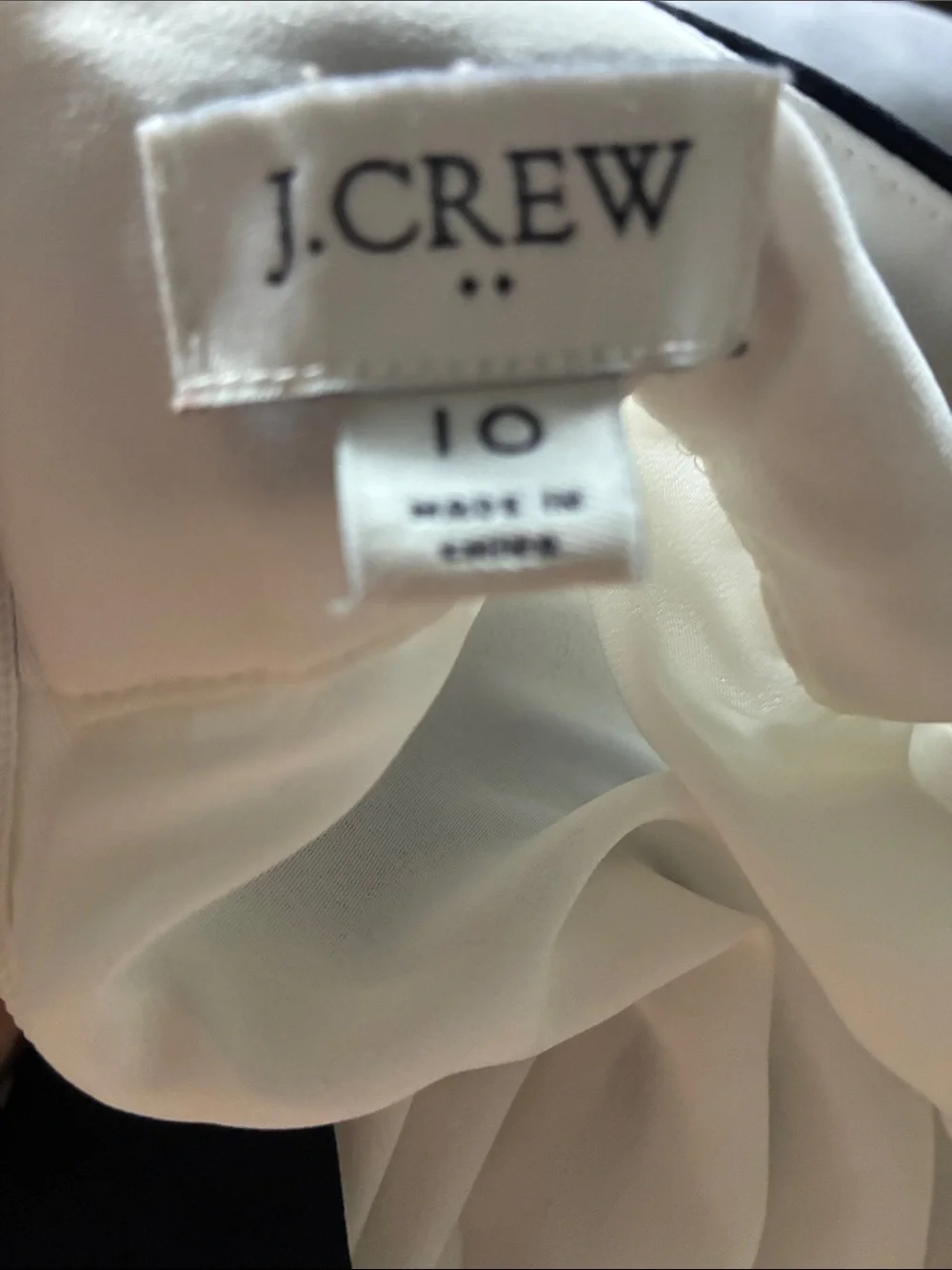 J. Crew Black and White Striped Pleated Midi Skirt